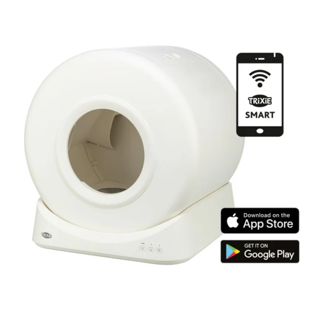 Trixie Smart Self-Cleaning Cat Toilet 53×55.5×52 cm – White (WIFI)