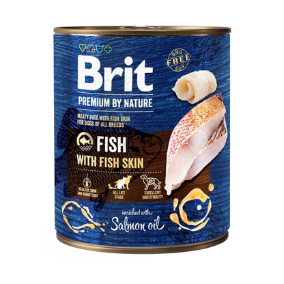 Brit Nature Wet Dog Food – Fish (800g)