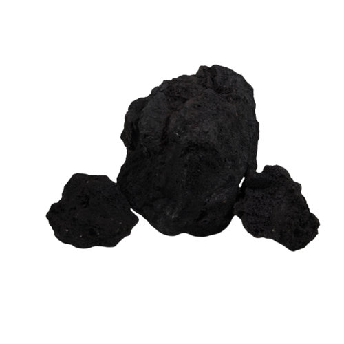 BLACK LAVA PREMIUM – Natural Volcanic Rock for Aquascaping | Decorative Aquarium & Turtle Tank Stone