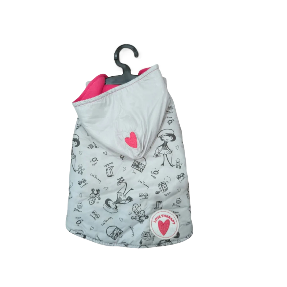 Love Therapy Lady Padded Dog Jacket