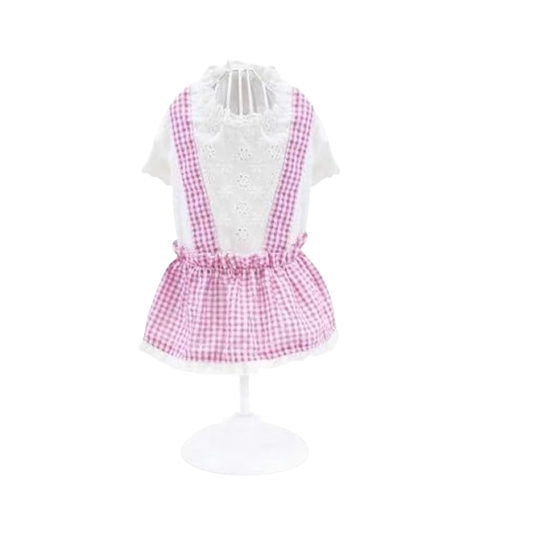 Romantic Pink Dog Dress 25cm