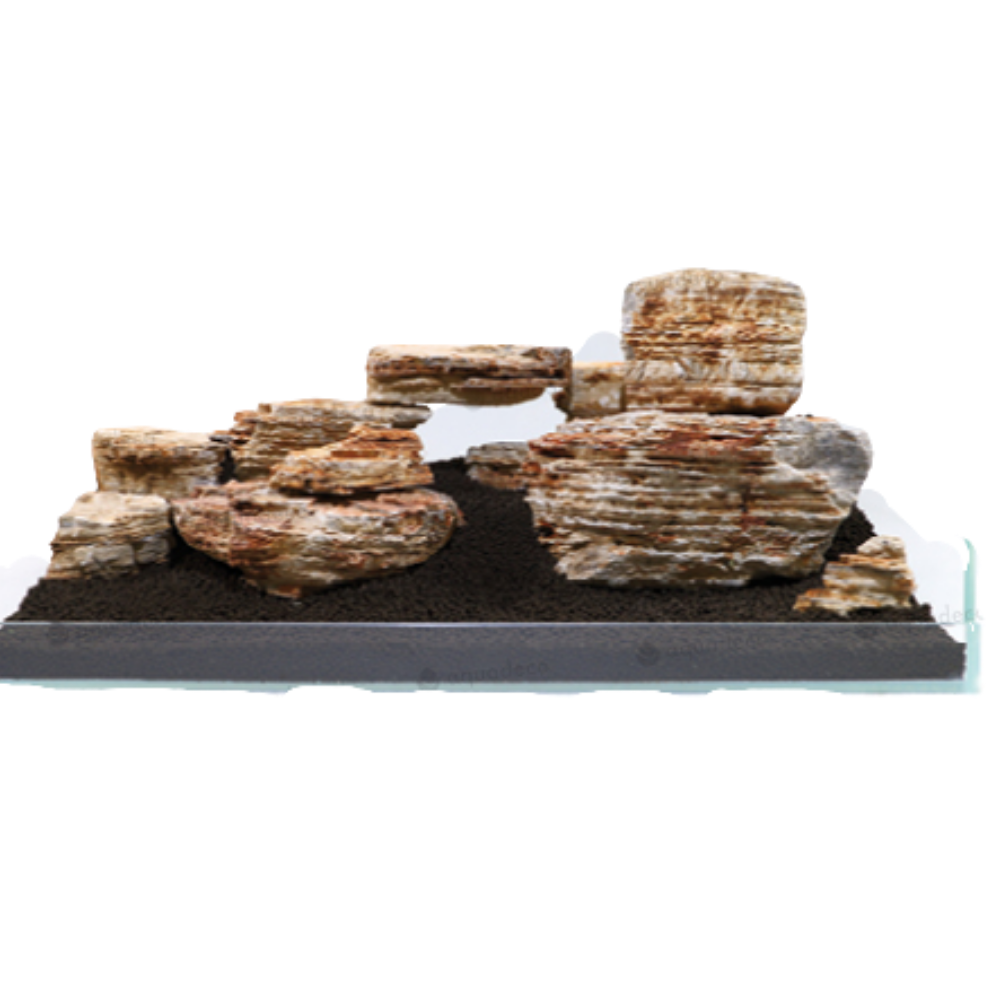 LIGHT PAGODE – Natural Decorative Aquarium Stone | Aquascaping Rock for Fish, Shrimp & Turtle Tanks