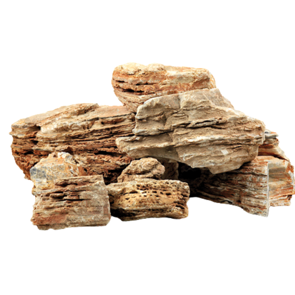 LIGHT PAGODE – Natural Decorative Aquarium Stone | Aquascaping Rock for Fish, Shrimp & Turtle Tanks