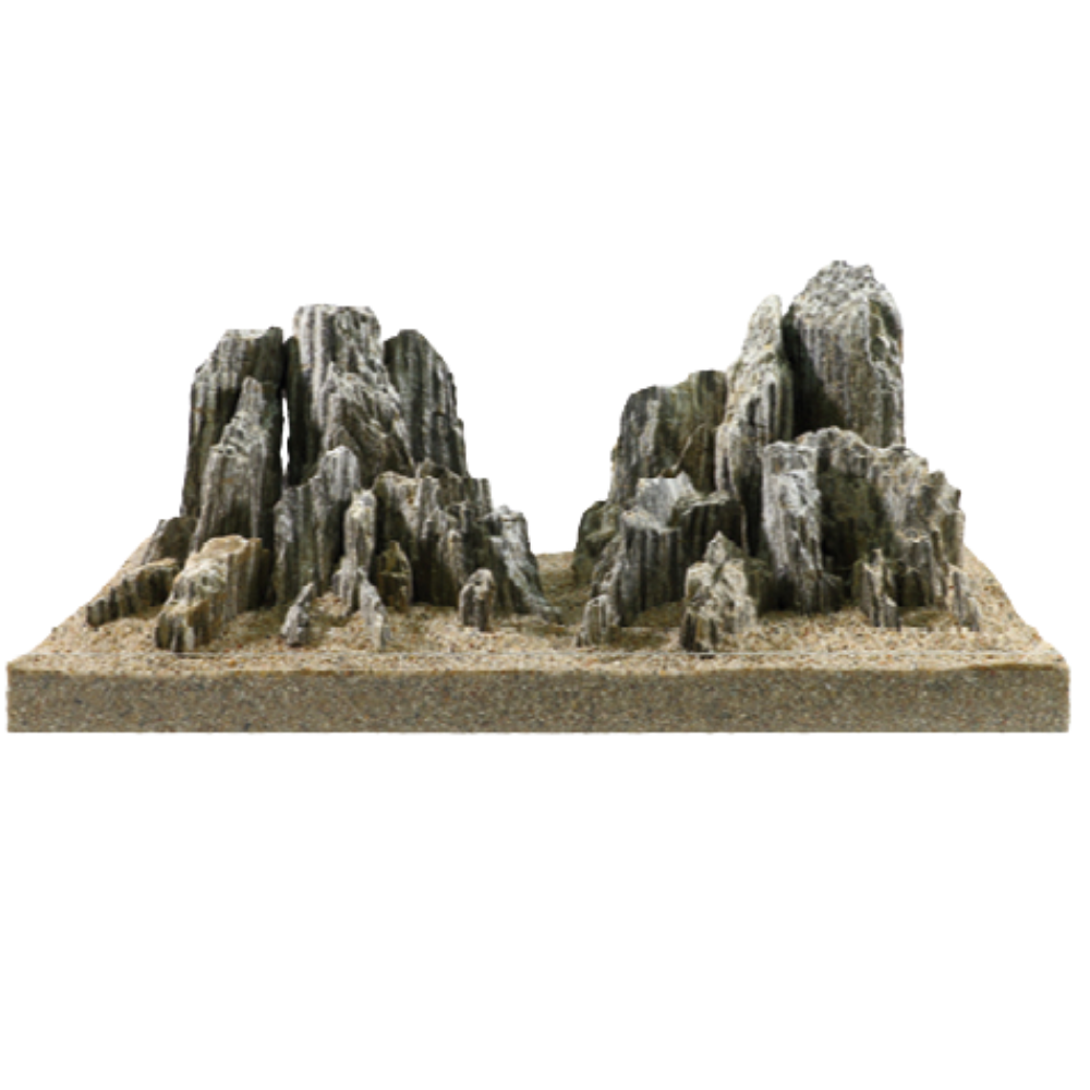 GLIMMER WOOD ROCK – Natural Decorative Aquarium Stone | Aquascaping Rock for Fish & Turtle Tanks