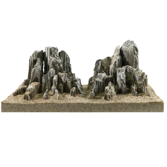 GLIMMER WOOD ROCK – Natural Decorative Aquarium Stone | Aquascaping Rock for Fish & Turtle Tanks