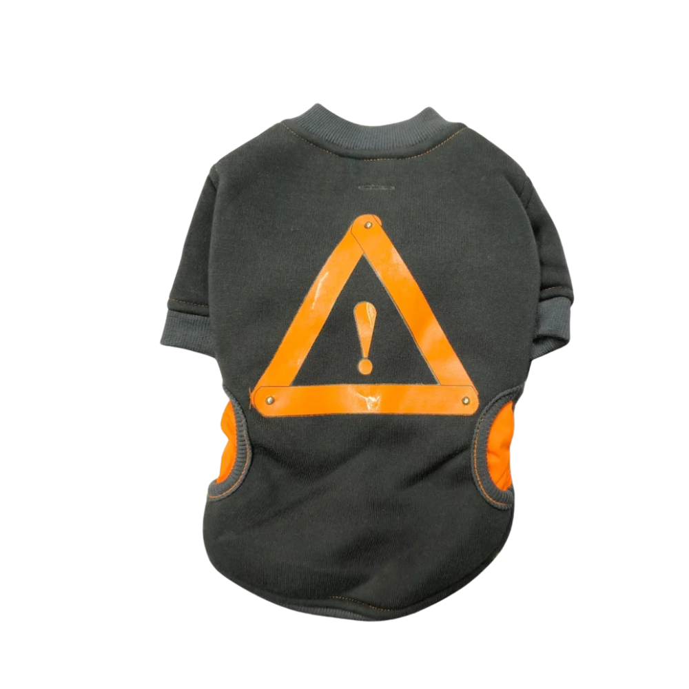 Dog Sweater Warning