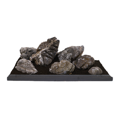 GREY MOUNTAIN – Natural Decorative Aquarium Stone | Premium Aquascaping Rock for Fish & Turtle Tanks