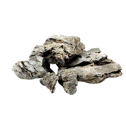 GREY MOUNTAIN – Natural Decorative Aquarium Stone | Premium Aquascaping Rock for Fish & Turtle Tanks