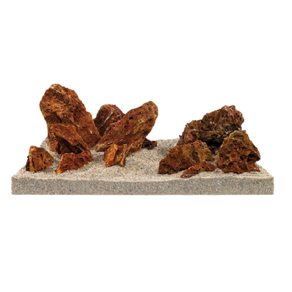 MAPLE LEAF ROCK – Natural Decorative Aquarium Stone | Aquascaping Rock for Fish & Turtle Tanks