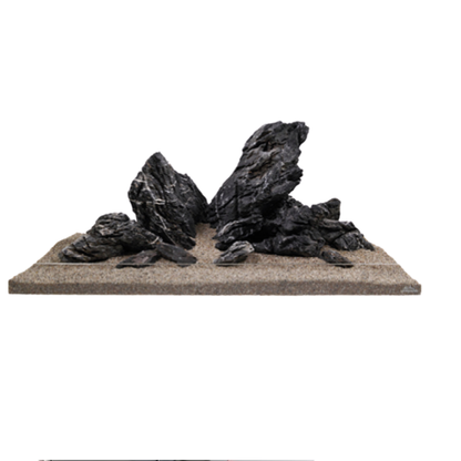 MINI LANDSCAPE PREMIUM DARK – Natural Decorative Aquascaping Stone | Premium Seiryu Rock for Aquariums & Turtle Tanks