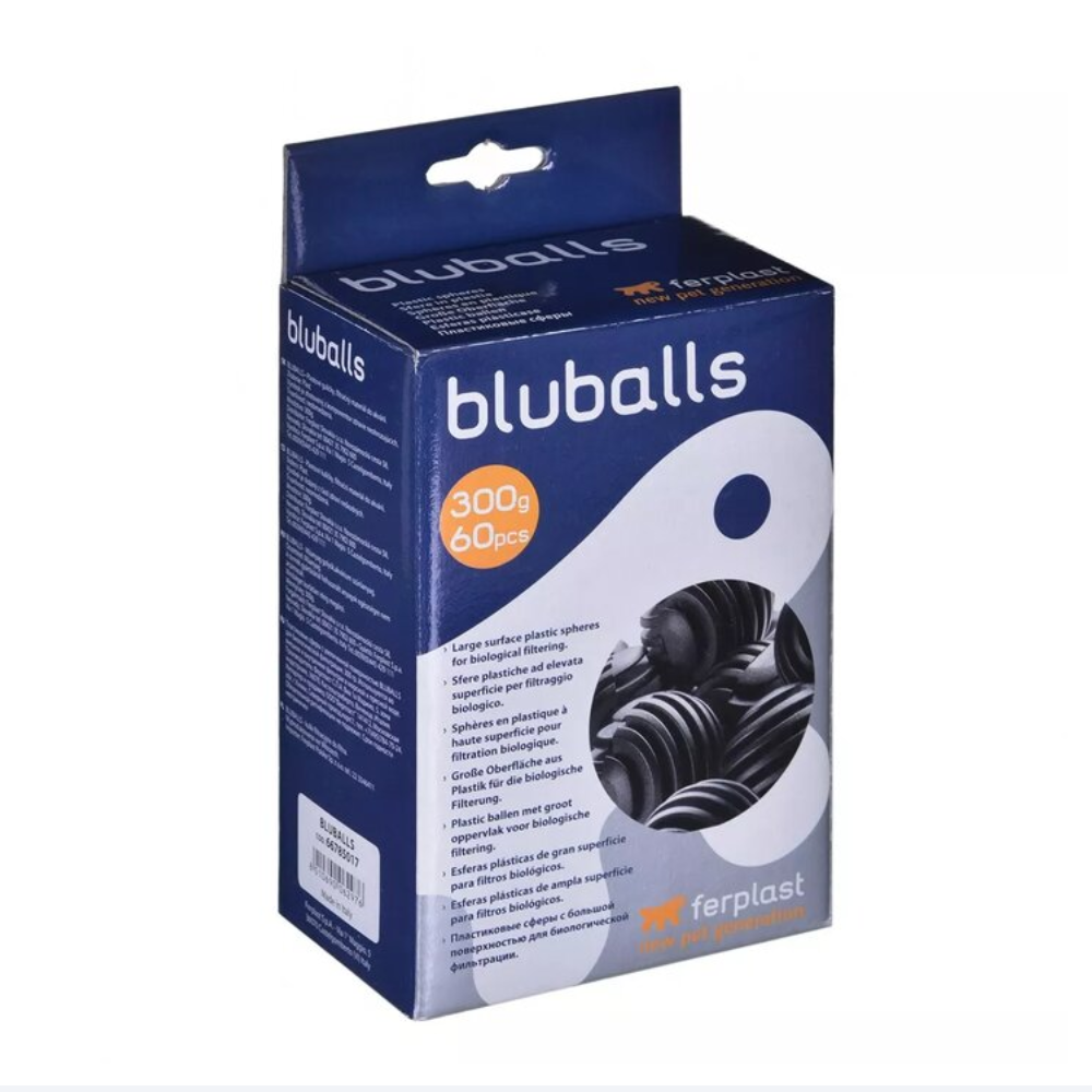 Hydor Bluballs – Large Surface Plastic Bio-Balls for Aquarium Biological Filtration
