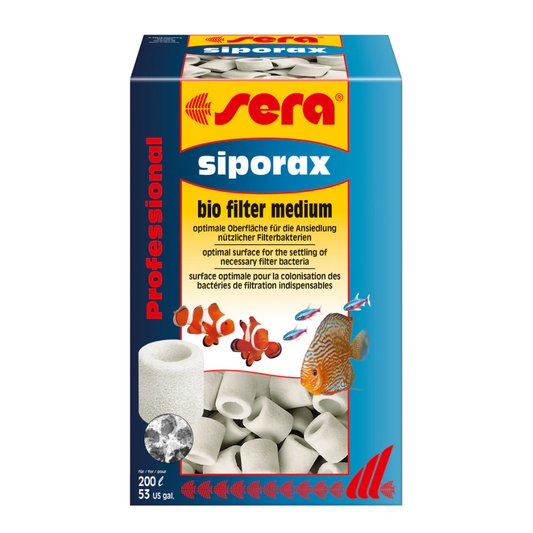 Sera Siporax Professional Biological Filter Media – High Capacity Aquarium Media 1000ml