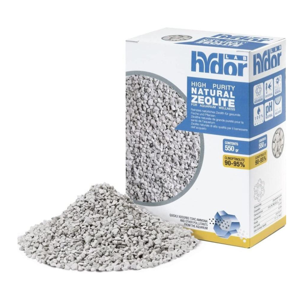 Hydor Natural Zeolite – High-Purity Ion-Exchange Media for Aquariums & Ponds