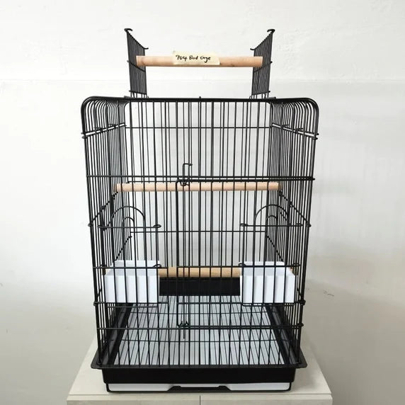 Black Parrot Cage 47x47x66cm