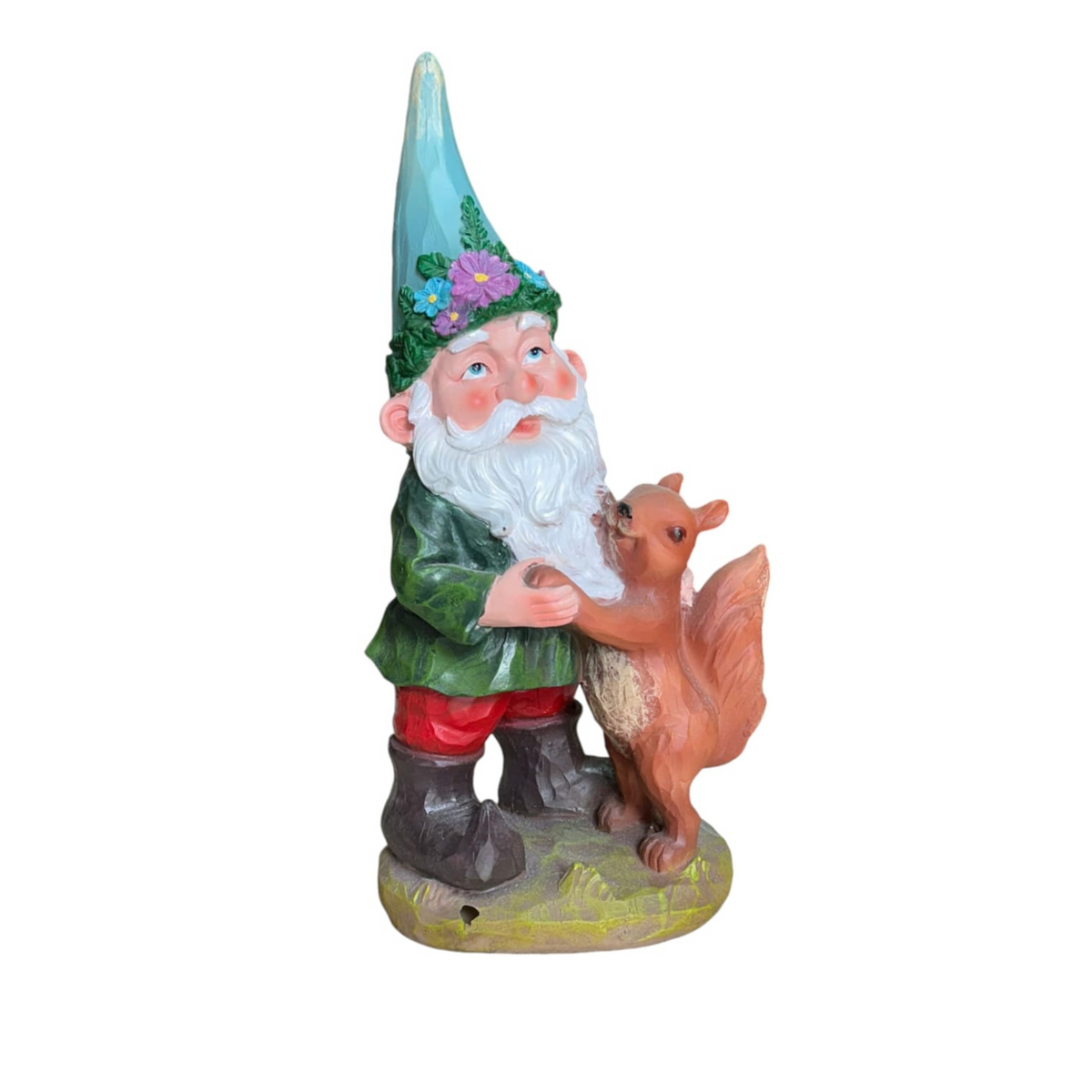 Dwarf with Squirrel 18*13*37.5cm