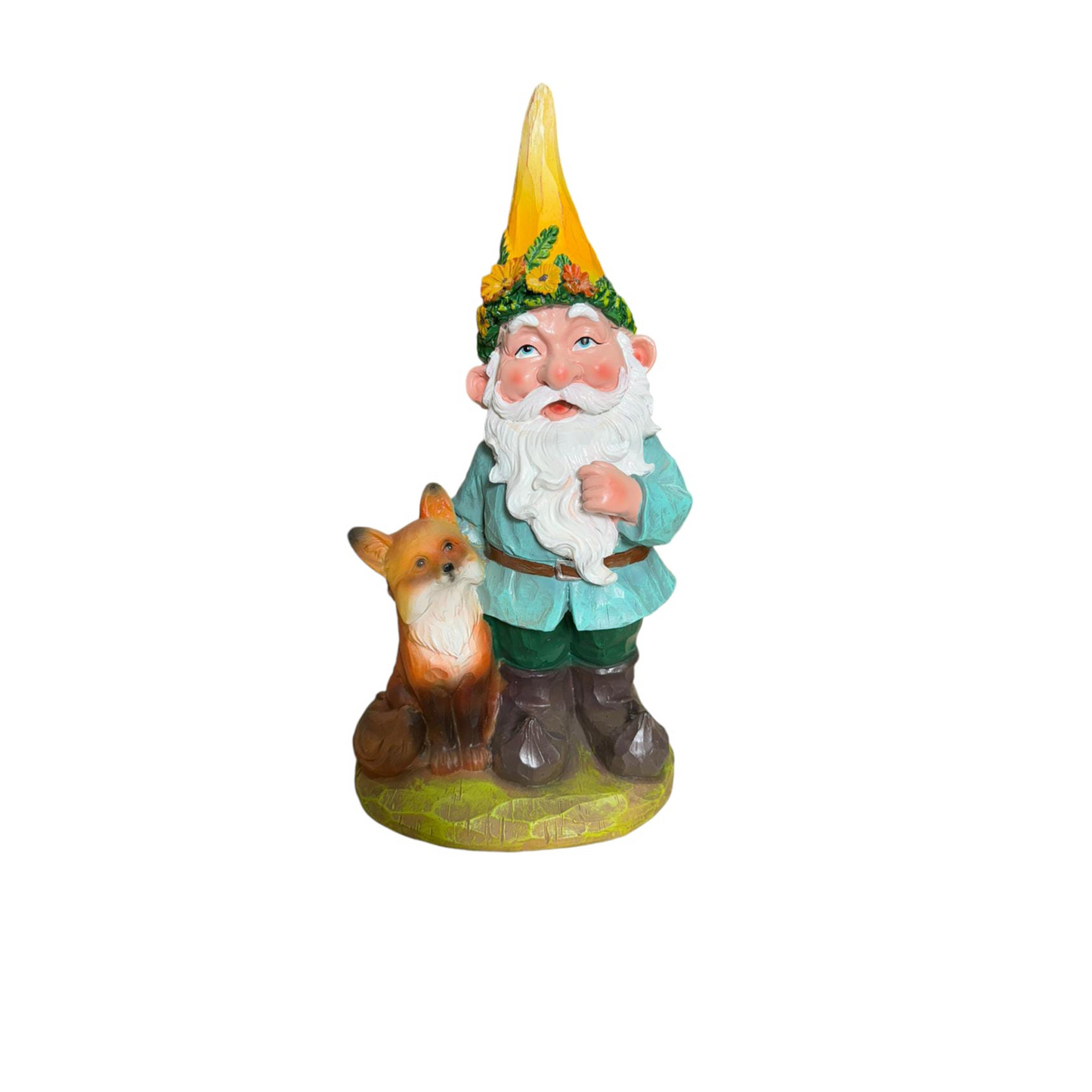 Dwarf with Fox 19.5*13*37cm