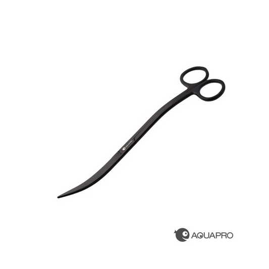 Aquapro Black Curved Scissors 21cm Black