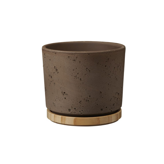 Flower Pot Paros Deluxe Sand Grey