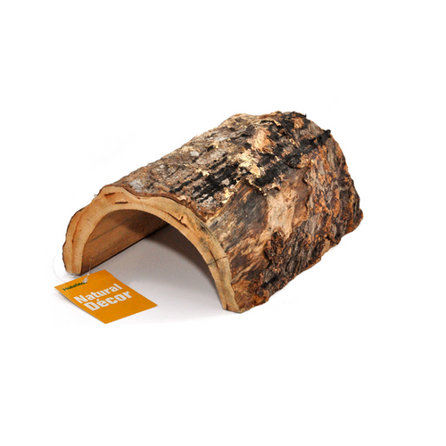 Large bark forest hideout (22×20×8 cm) by HabiStat for reptiles