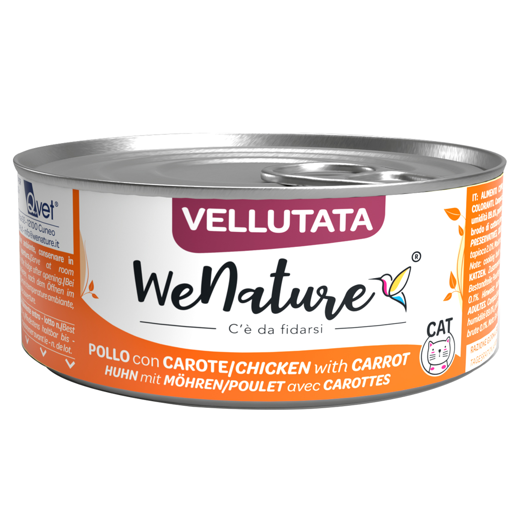 WeNature Adult Cat Velvety Purée Wet Food – 70g Can
