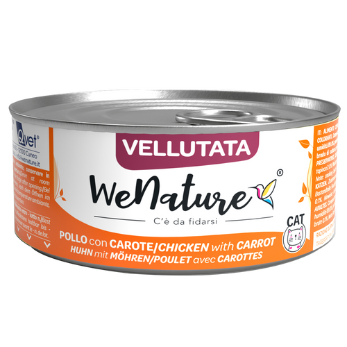 WeNature Adult Cat Velvety Purée Wet Food – 70g Can