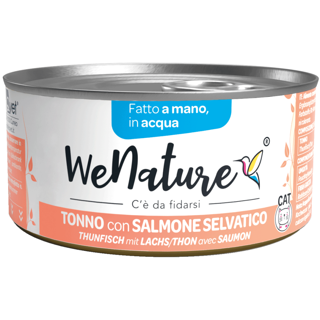 WeNature Adult Cat Natural Wet Food in Water – 85g Can