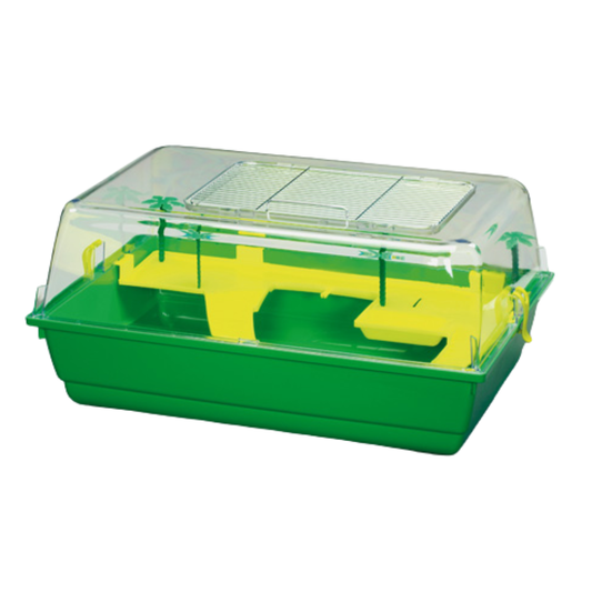 TART TARTA MAXI LUX COP PLASTIC – Deluxe Plastic Turtle Tank with Cover | Spacious Habitat for Turtles & Small Aquatic Pets
