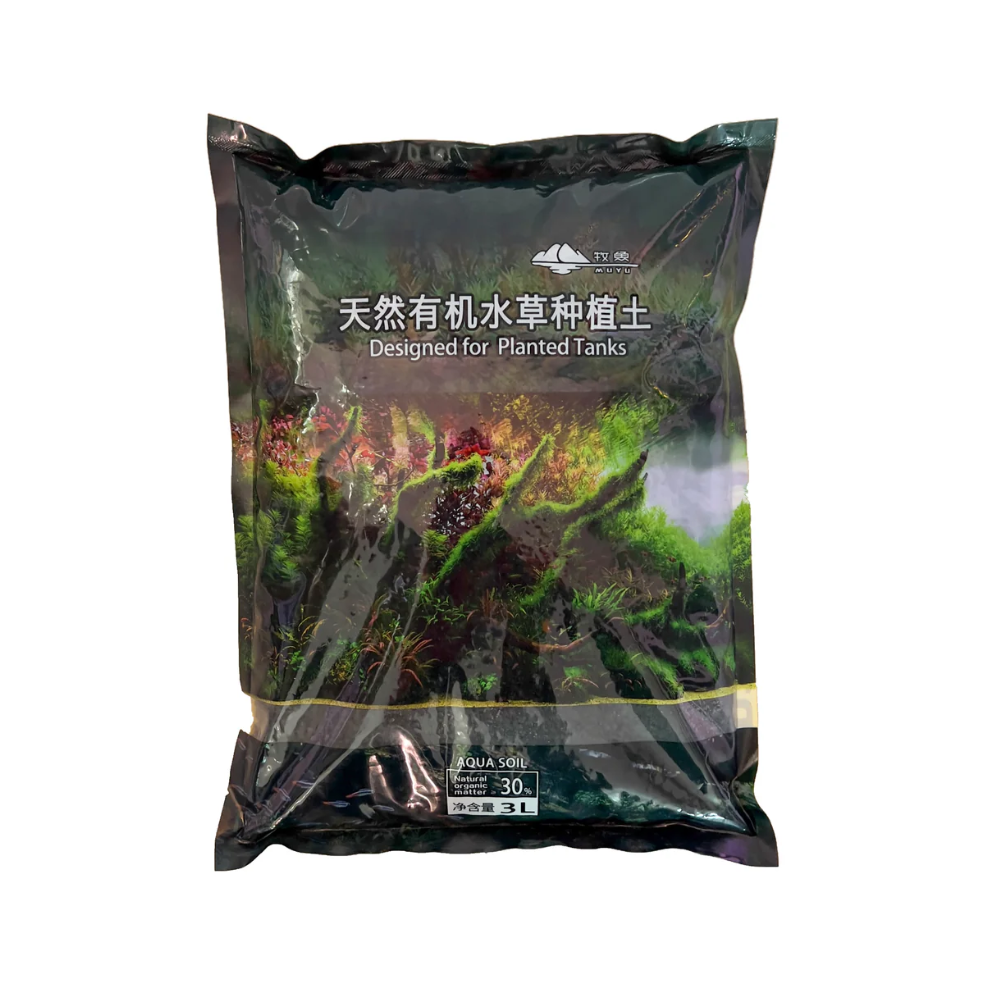 Muyu Amazonia Aquasoil – Nutrient-Rich Plant Substrate (3 L / 8 L)