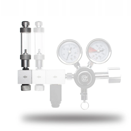 CO2Art Pro-Elite Manifold Block – Multi-Outlet CO₂ Distribution for Aquarium Systems