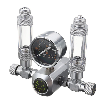 Mufan CO₂ Dual-Output Regulator – Dual Outlet Precision Regulator for Planted Aquariums