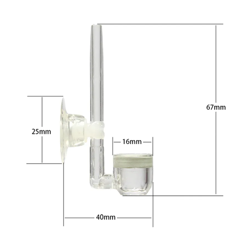 BSFH Mini CO₂ Diffuser – Compact Ceramic CO₂ Diffuser for Nano & Small Aquariums