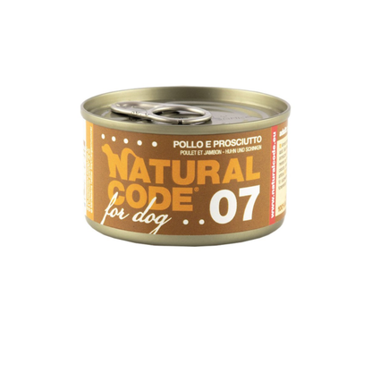 Natural Code For Dog Premium Wet Food Tins  90g | All Flavors