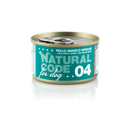 Natural Code For Dog Premium Wet Food Tins  90g | All Flavors