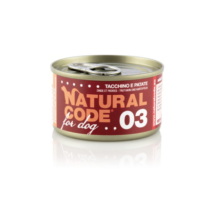 Natural Code For Dog Premium Wet Food Tins  90g | All Flavors
