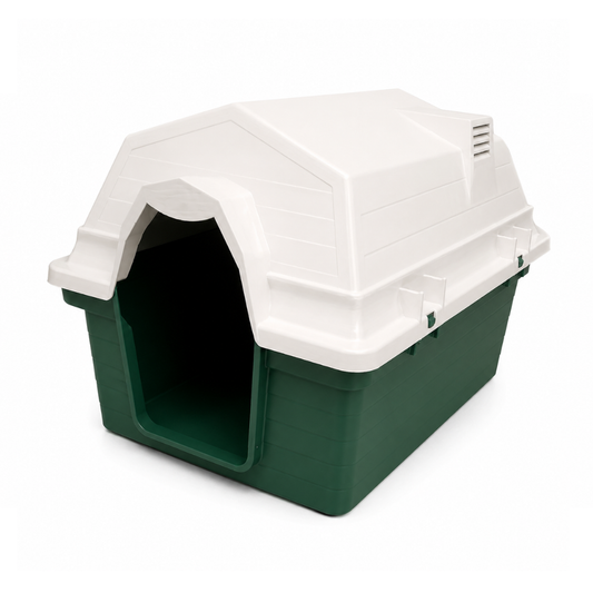 Croci North Village Outdoor Dog Kennel – Durable All-Weather Pet House