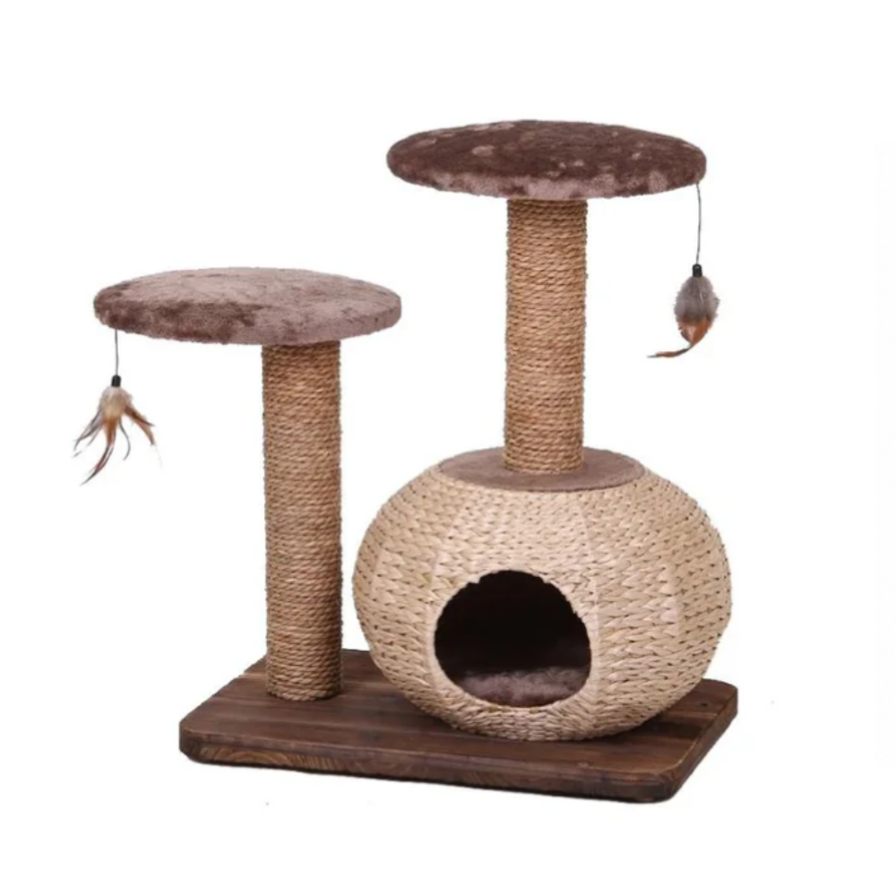 Croci Natural Bonsai Cat Tree – 60x40x71cm Eco-Friendly Scratching Post