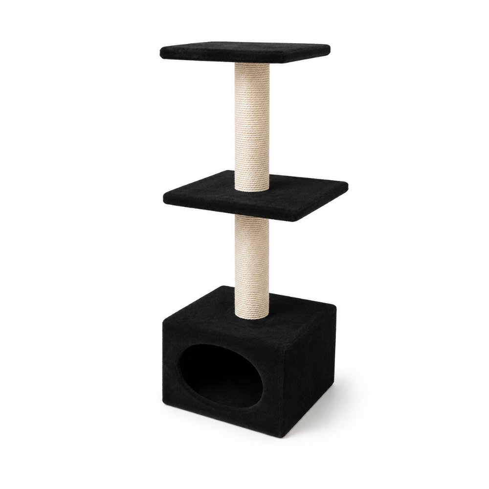Croci Munich Cat Scratching Post – Sleek Black Claw Care Station