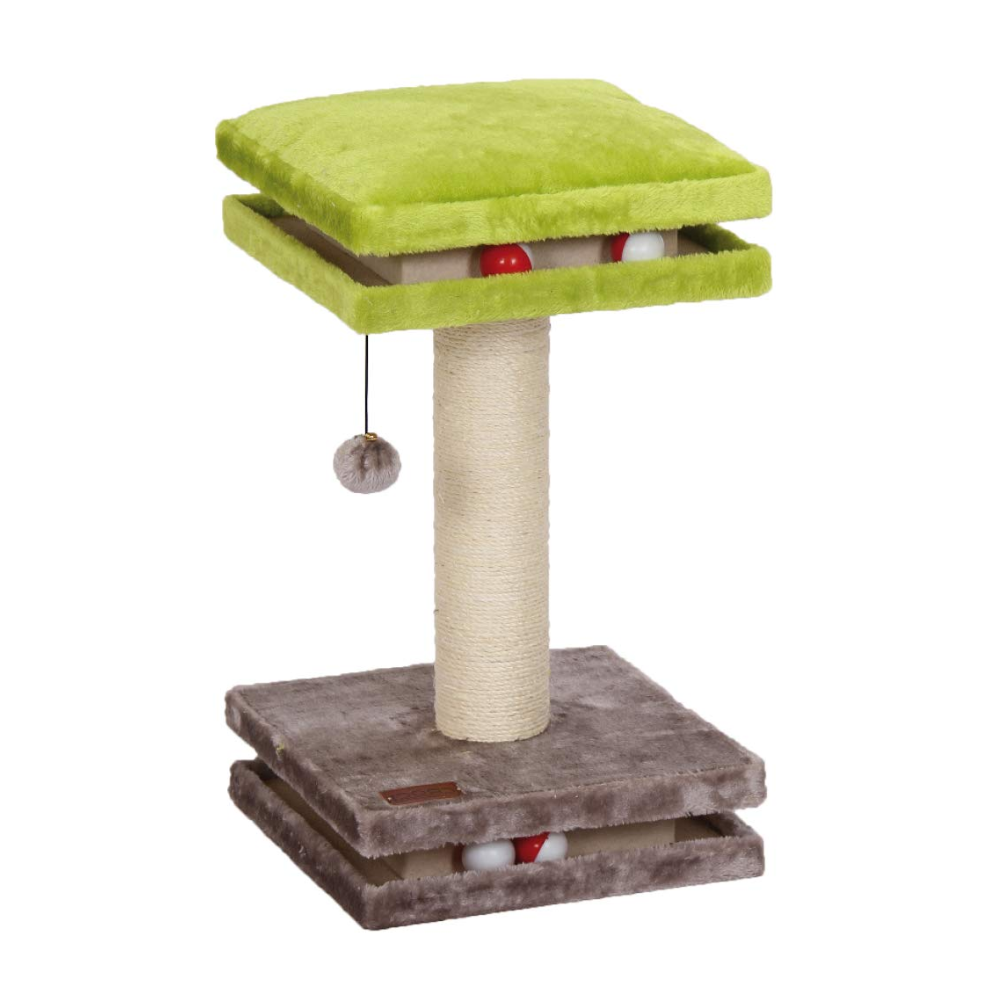 Croci Interactive Rayar Cat Scratching Post – 53cm Dual-Texture Claw Station