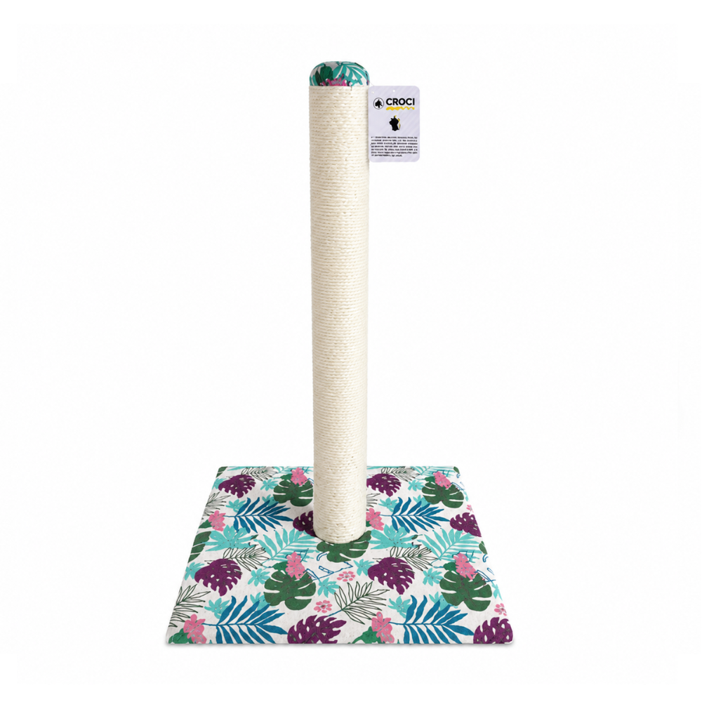 Croci Jungle Style Cat Scratching Post – Tropical Claw Care & Play Station