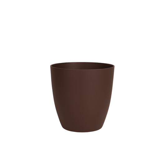 Marchioro Bayon 35V Planter – 35 cm Diameter, Bruno Finish