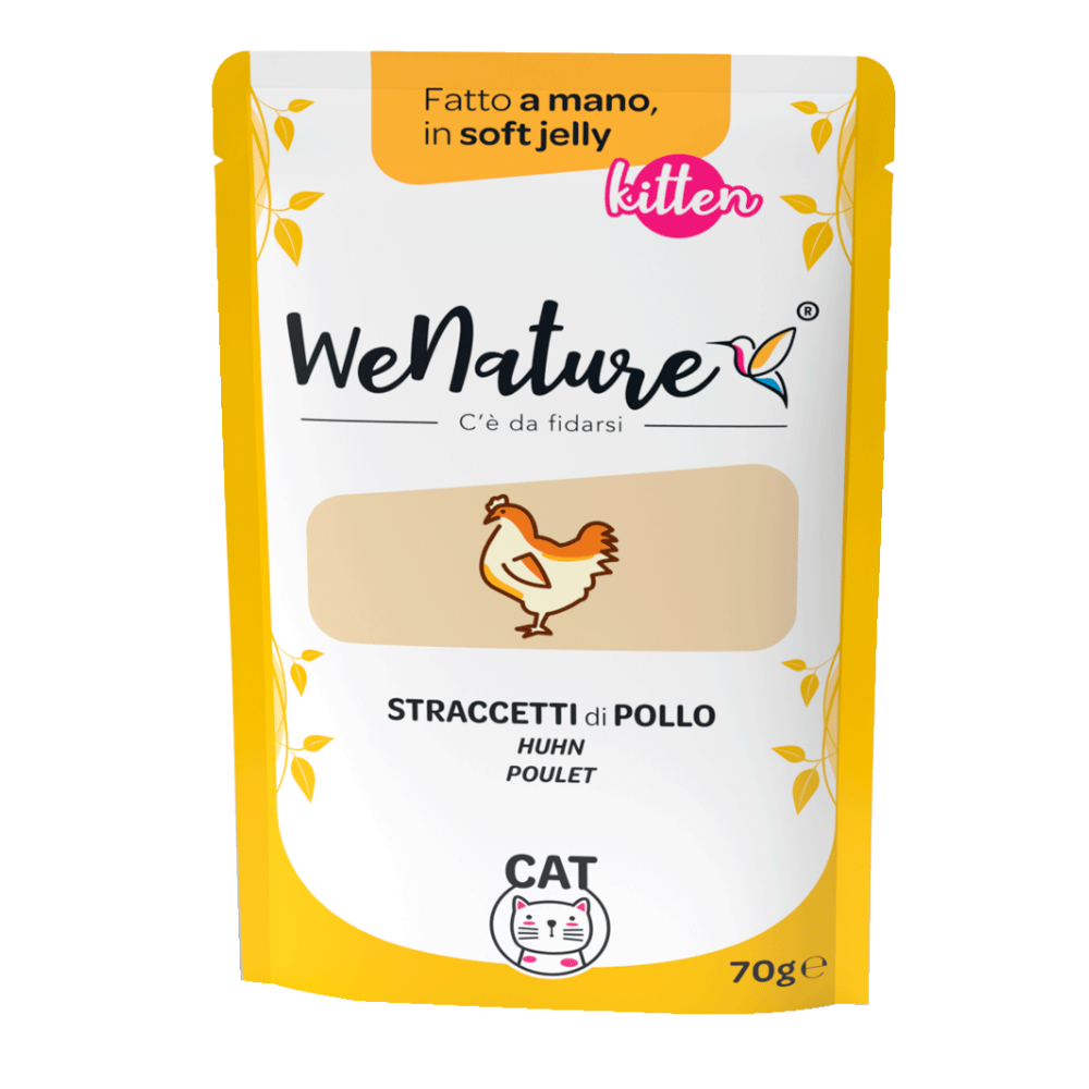 WeNature Kitten Soft Jelly Pouch – 70g (Chicken & Tuna Flavors)
