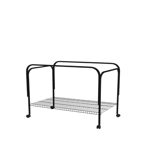 Marchioro Vekto 120 Cage Stand – 120 cm Metal Stand with Wheels & Storage Shelf