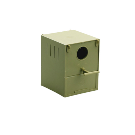 NIDO PLASTIC 12 X 13 X 16 H – Durable Plastic Nest for Canaries and Small Birds | Easy-to-Clean Breeding Box