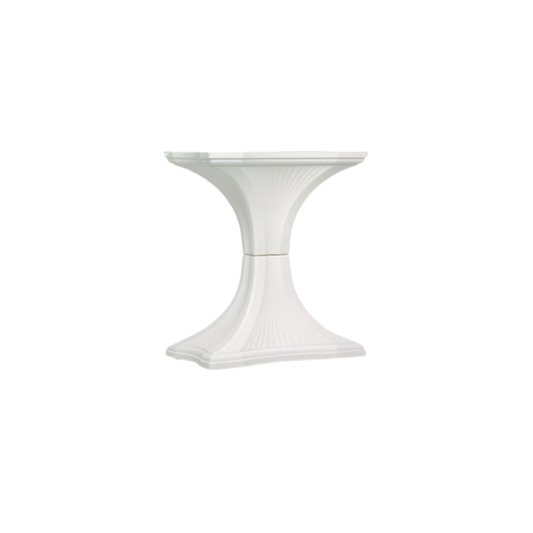 Marchioro TEO 52 Stand – 52 cm Metal Cage Stand, Bianco Finish