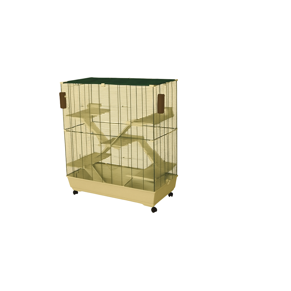 Marchioro SAMO 120 C2 Chinchilla & Squirrel Cage – Beige & Verde