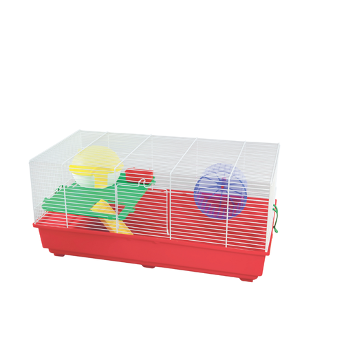 REMY BIANCA – White Bird Cage with Coloured Plastic Base