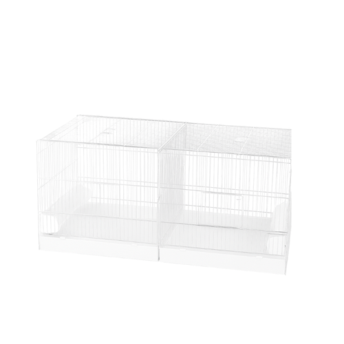 Cova 90x40 ZINC-F DO BIA con Lati Lamierati – Zinc-Coated Breeding Cage with Solid Metal Sides