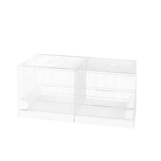 Cova 90x40 ZINC-F DO BIA con Lati Lamierati – Zinc-Coated Breeding Cage with Solid Metal Sides