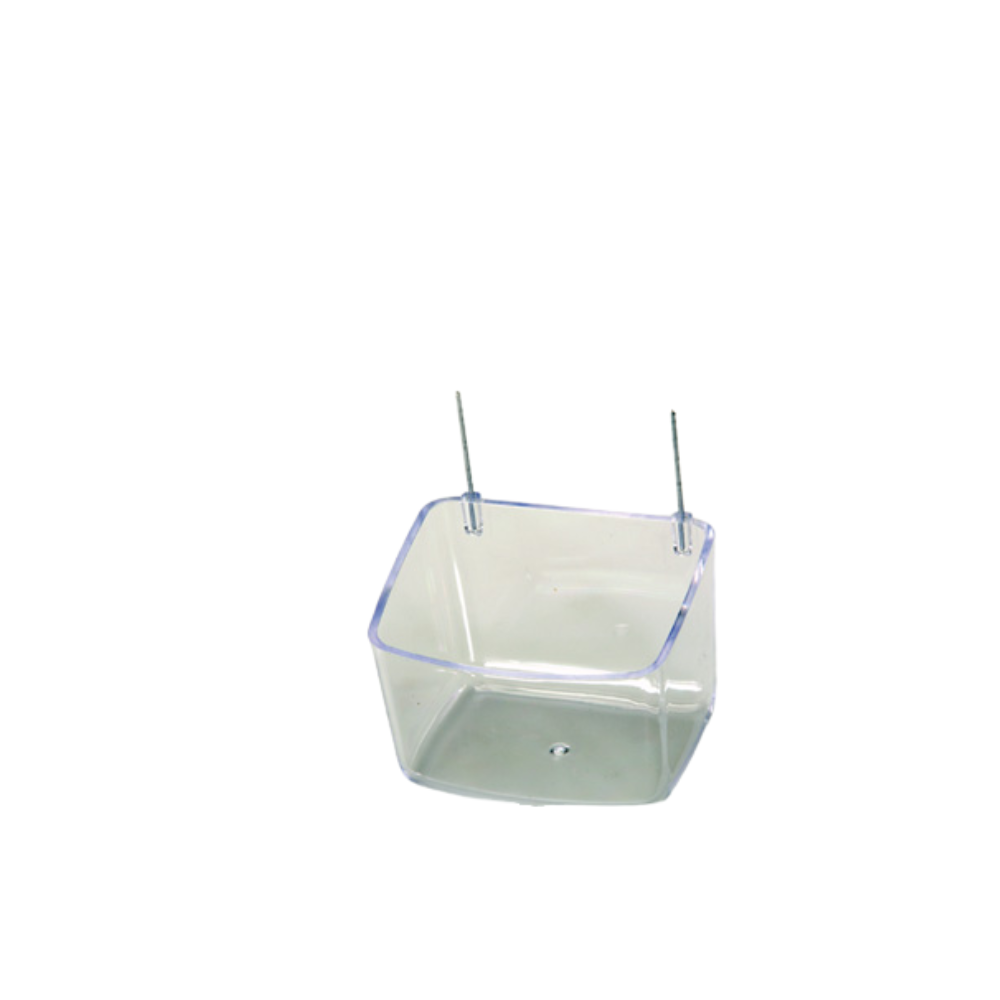 MANGIATOIA 9 × 7 × 5 – Compact Plastic Bird Feeder | Durable Feeder for Small Birds