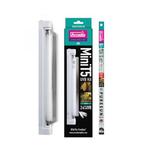 Arcadia Mini UVB Kit 2.4 % – 8 W / 30 cm (Bird & Reptile Lighting)